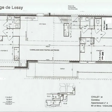 Le Lessy M4 Apartman Le Grand-Bornand